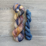 Load image into Gallery viewer, Mystical Dreams, hand-dyed yarn, 75% SW Merino &amp; 25% Nylon, 100g/425m
