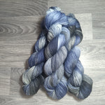 Load image into Gallery viewer, Midnight Sky - hand-dyed yarn Merino/Nylon - 100g skein
