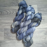 Load image into Gallery viewer, Midnight Sky - hand-dyed yarn Merino/Nylon - 100g skein
