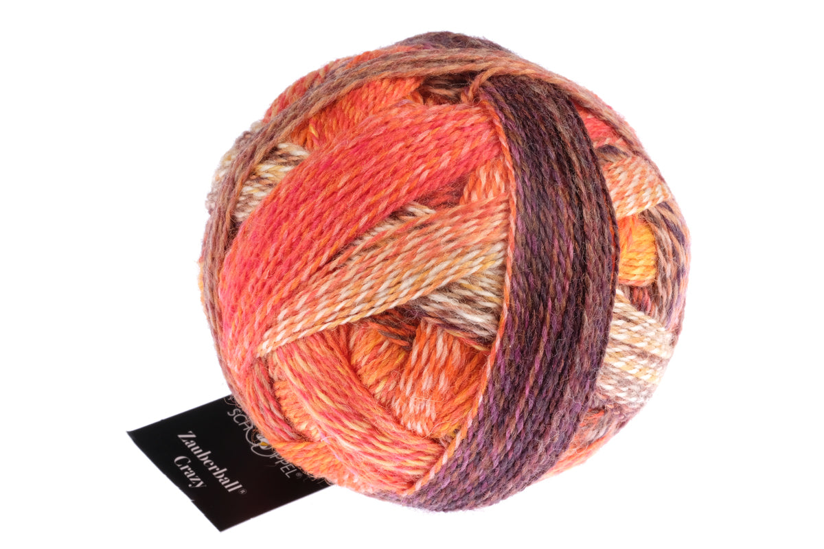 Schoppel Crazy Zauberball - 75% Wool and 25% Nylon, 100g ball