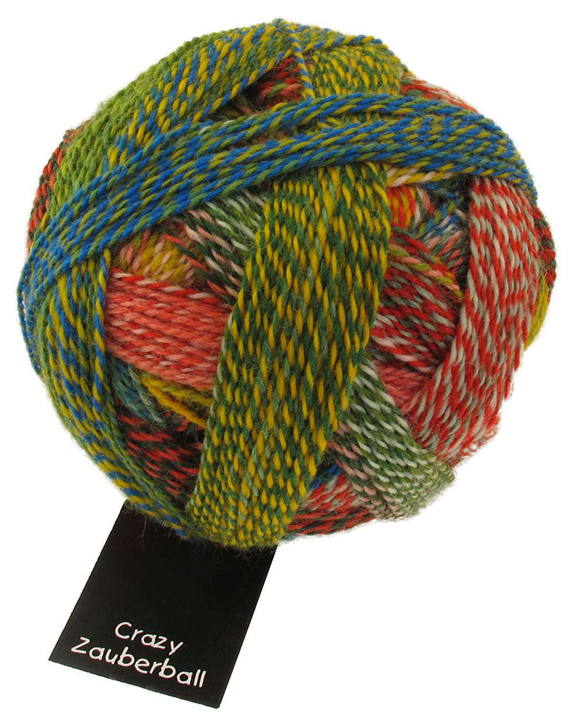 Schoppel Crazy Zauberball - 75% Wool and 25% Nylon, 100g ball