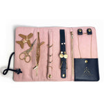 Load image into Gallery viewer, DIY Travel Jewellery Wrap Kit - Cross Stitch your own design
