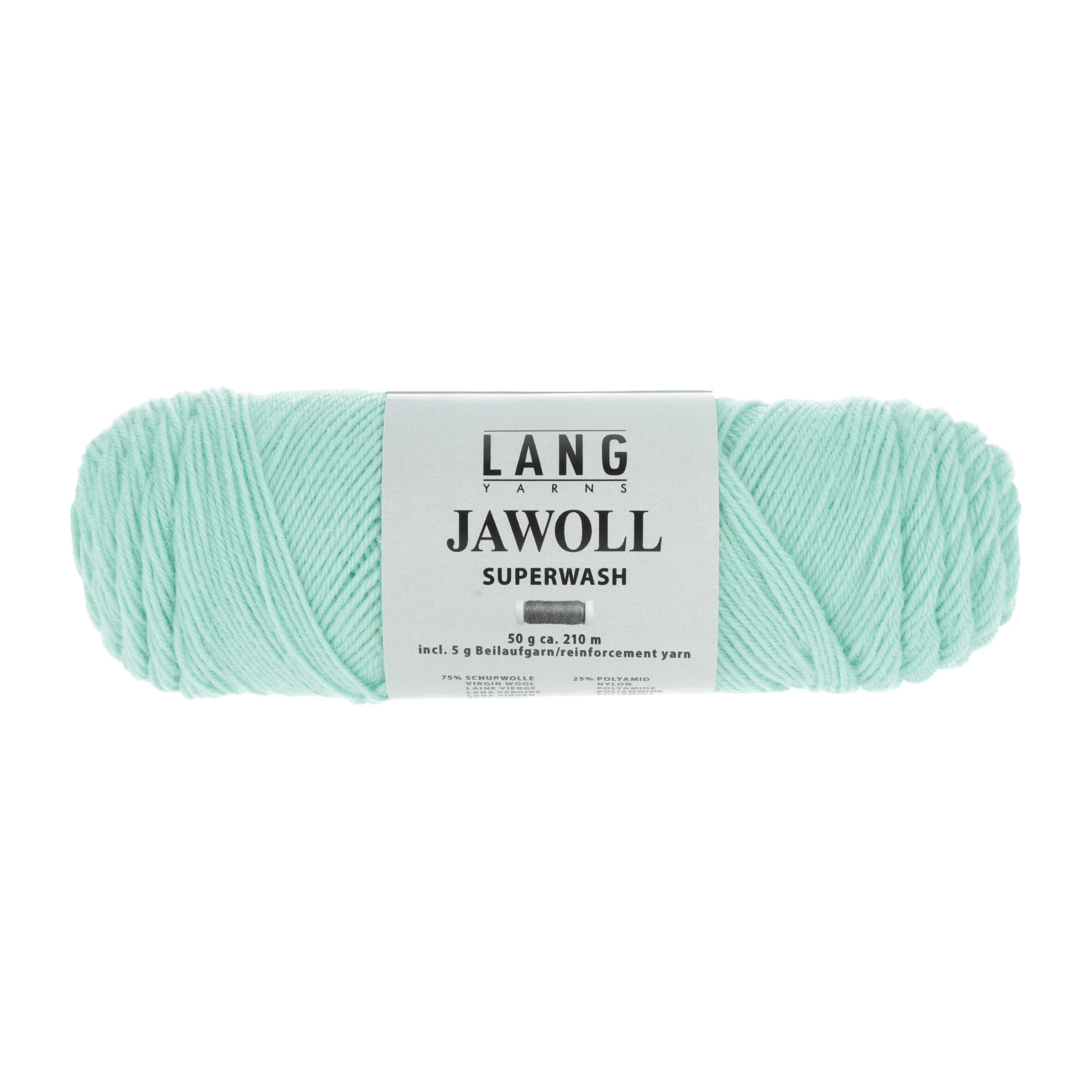 Lang Yarns Jawoll sockyarn, colour aqua gree, 0373