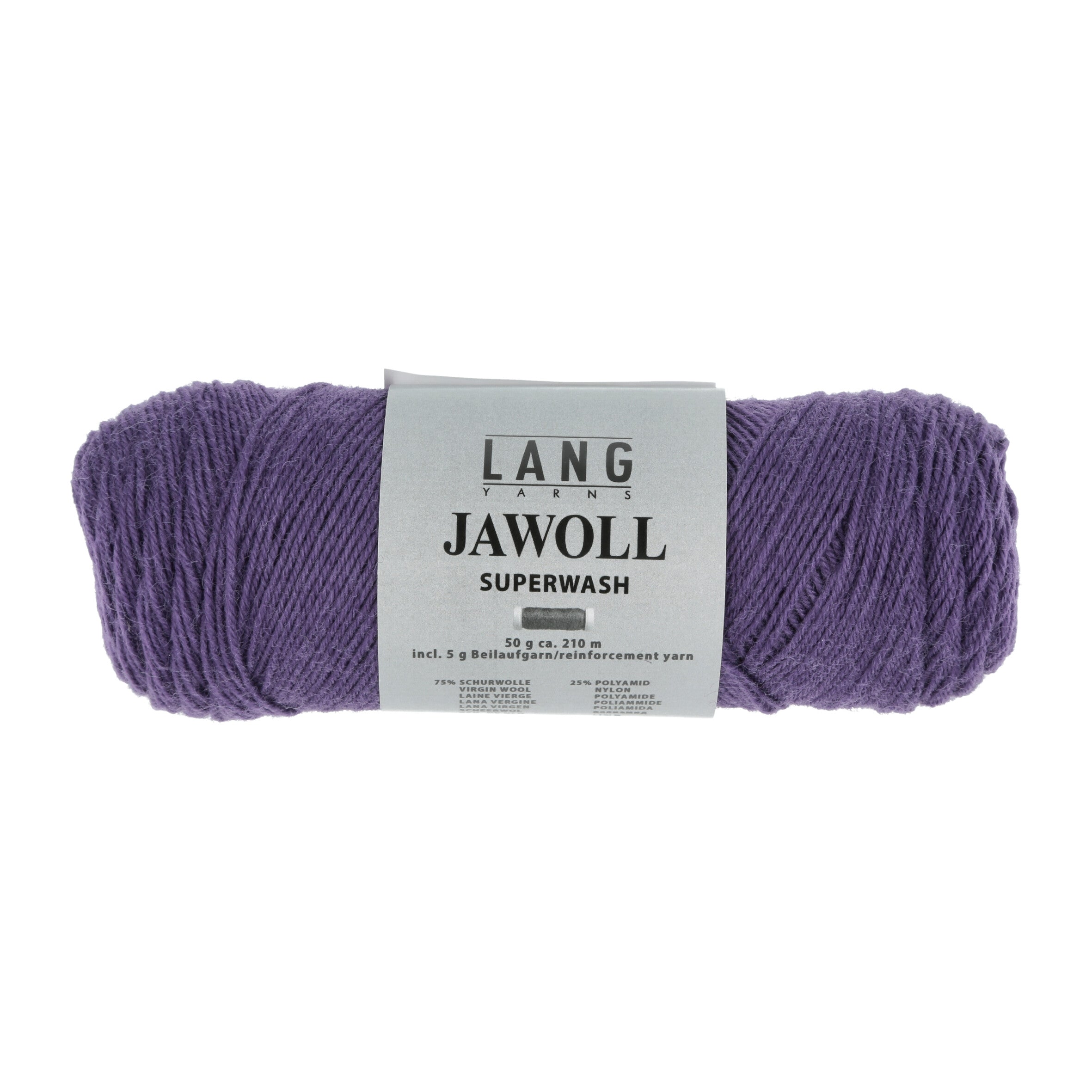 Lang Yarns Jawoll sockyarn, colour grape, 0190
