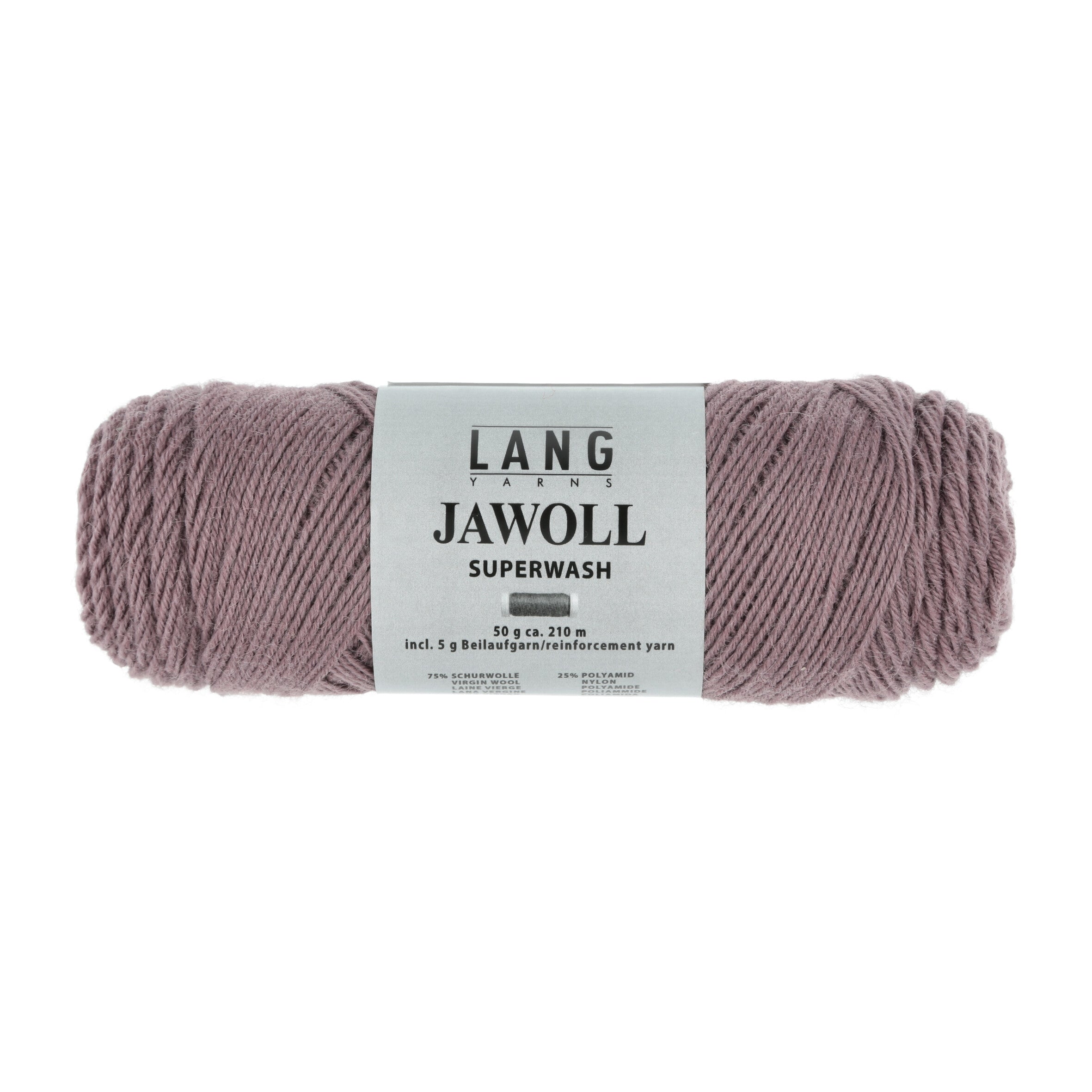 Lang Yarns Jawoll sockyarn, colour raisin, 0348